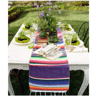 Azwedding35 x 215 cm mexikanischen Tischläufer natur Jute für Hochzeit Festival Event Tisch Dekoration