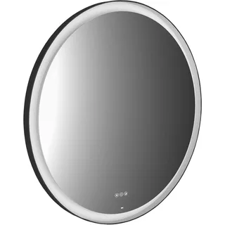 emco round black Lichtspiegel, Durchmesser 600mm, mit LED-Beleuchtung, schwarz, 441324806