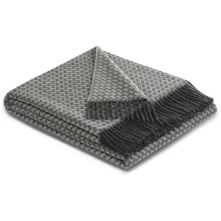 Biederlack Vivo Plaid 130 x 170 cm Blau/Grau