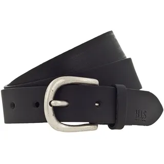 Ledergürtel H.I.S, Damen, Gr. 95, schwarz, Rindsleder, Gürtel Ledergürtel, in verschiedenen Farben mit dezenter Markenprägung - NEU bis Gr. 125, Topseller
