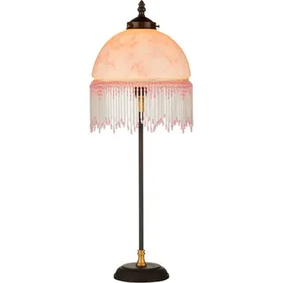 Casa Padrino Barock Tischleuchte / Tischlampe Mehrfarbig Ø 20 x H. 54 cm - Barockstil Möbel