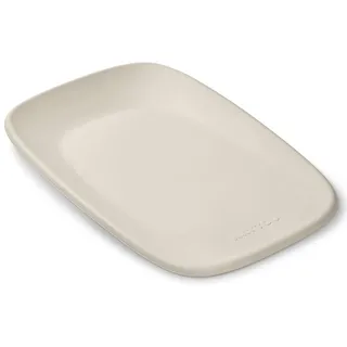 Nattou Wickelauflage - Wickelauflage Abwaschbar und wasserdicht auf PU-Schaum - Leicht und weich Baby Wickelunterlage - Wickelunterlage mit erhöhten Rändern - 50x70 cm - Tonfarben