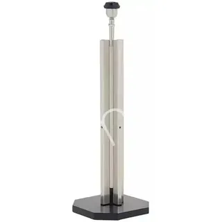 Tischlampe Schwarz base SS/NI 22x22x77 - Silber