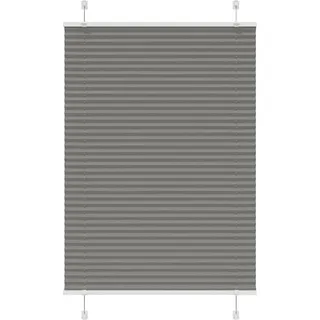 Plissee Anthrazit 95x150 cm Stoffbreite 94,4 cm Polyester - Grau
