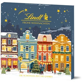Lindt Schokolade | Winterhäuser Adventskalender 2026, 153g, Weihnachten