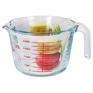 Quttin 63100 Messbecher aus Glas, Glas