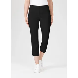 3/4-Hose STEHMANN "Ina15-602", Damen, Gr. 44, N-Gr, schwarz, Web, Obermaterial: 65% Viskose, 30% Polyamid, 5% Elasthan, unifarben, regular fit 3/4-Länge, Hosen 3/4-Hose, 3/4-Länge mit Stretch
