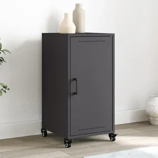 vidaXL Sideboard Schwarz 36x39x72 cm Stahl - Schwarz