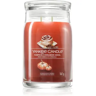Yankee Candle Pumpkin Cinnamon Swirl Duftkerze 567 g braun
