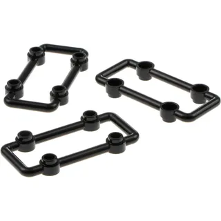 3x Lego Gitter Stange 1x6x3 schwarz Zaun Gatter Halte Griff 6138603 29165 23444 - Schwarz