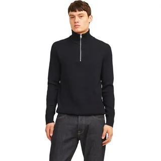 JACK & JONES Troyer »JJEPERFECT KNIT HALF ZIP SN« Jack & Jones Black