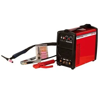 HOLZMANN MASCHINEN Schweißsystem Inverter Wig/TIG TISA 200 H110200003 Betriebsspannung 230V/50Hz