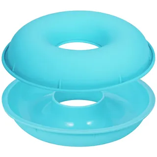 webake Groß Donuts Backform Ø 24 cm Donut Form Kuchenform Gugelhupfform Silikon Donutform für Donut Bagel - 2 Hälften