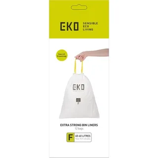 EKO - Müllbeutel 40-60 Liter (F) - Plastic - Weiß - Weiß