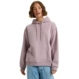 Hoodie ROXY "Surf Stoked Brushed", Damen, Gr. M, nirvana, Obermaterial: 60% Walkfrottier, 40% Microfaser;, Sweatshirts Hoodie