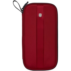 Victorinox Reisemappe mit RFID-Schutz, Dokumentmappe für Reisen, Damen/Herren, 3 x 13 x 26 cm, Rot