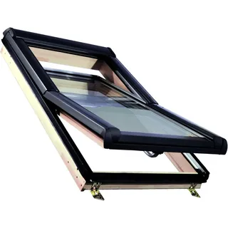 Roro Holz-Dachfenster KB3.1 VSG 74 cm x 140 cm Kiefer