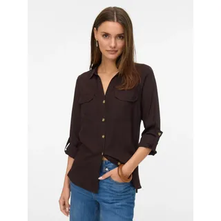 Vero Moda Hemdbluse Viskose Braun S