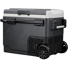 Steamy-E Dual Zone Roller Elektrische Kompressor Kühlbox mit Rollen (50 Liter)