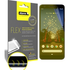 Dipos Displayschutzfolie Full-Cover 3D (3 Stück, Google Pixel 3a XL), Smartphone Schutzfolie