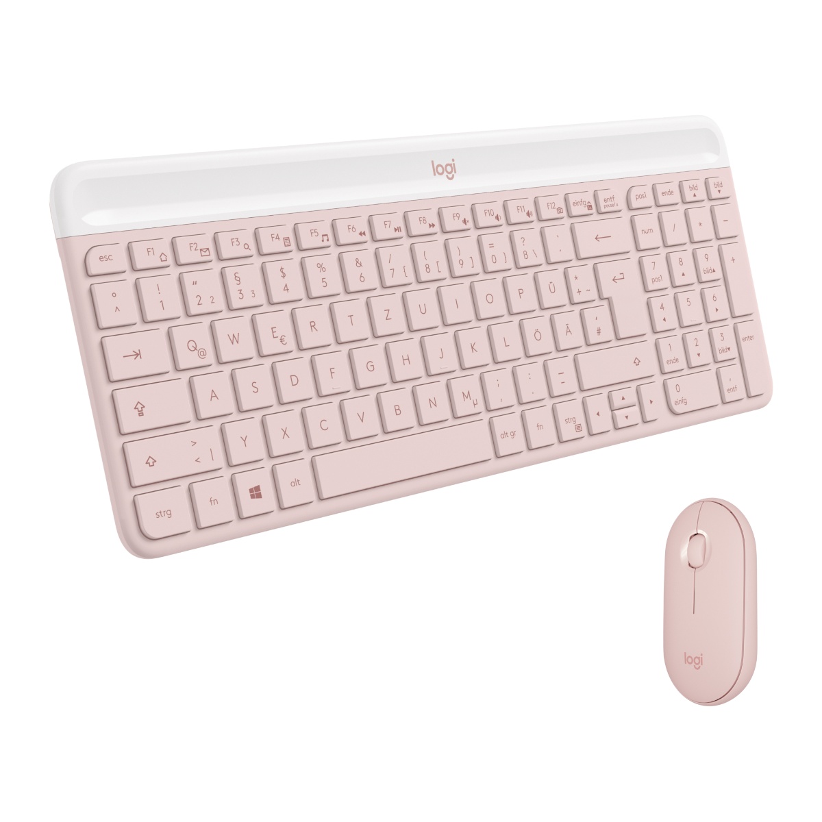 Bild von MK470 Slim Wireless Combo DE Set rosa