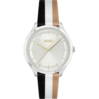 Damenuhr Hugo Boss 1502694 (Ø 35 mm) - Beige, Schwarz, Weiß