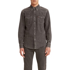 Bild Levi's Herren BARSTOW Western Standard Hemd,Black Washed,L