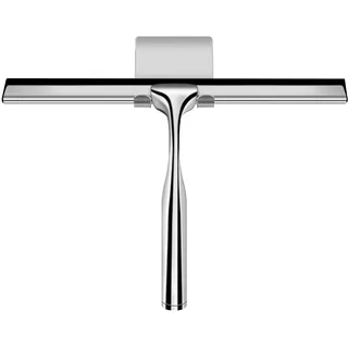 Ponsey Duschabzieher Fensterabzieher Edelstahl Abzieher Dusche Zoll Duschwischer mit Wandaufhänger Ohne Bohren für Duschtüren Badezimmer Küche Fenster und Auto Glas Reinigung, 12 Inches, 31cm