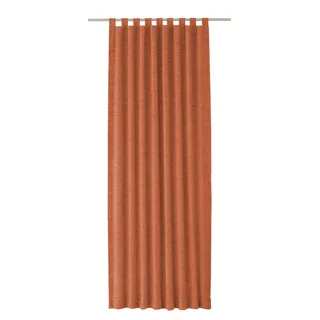 Vorhang WIRTH "Trondheim 328 g/m2" Gr. 2, braun (rost), B:132cm H:160cm, Chenille, Polyacryl, Gardinen, Vorhang