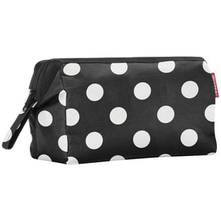 Reisenthel travelcosmetic - Starke robuste und praktische Reisekosmetiktasche, Handschlaufe, wasserabweisendes Material, Couleur:dots White