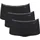 Short Slip 3 St Schwarz XL