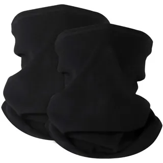HEGCOIIE 2 Stück Damen Herren Winter Loop Schal Weichem Fleece Halswärmer Winddicht Ski Maske Schlauchschal Warmer für Skifahren Laufen Radfahren...