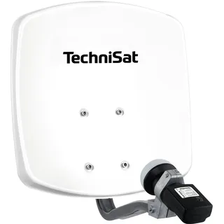 TechniSat DIGIDISH 33 – Satelliten-Schüssel für 1 Teilnehmer (33 cm kleine Sat Anlage - Komplettset mit Wandhalterung und Satfinder V/H-LNB)