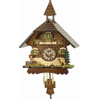 Trenkle Kuckulino 2034 PQ Schwarzwalduhr Schwarzwaldhaus mit Kuckuckruf - Braun