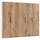 Drehtürenschrank Level 36A 250 x 216 x 58 cm Eiche/Weiß
