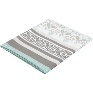 Tagesdecke OTTO HOME "Cremona leichte Tagesdecke, Wohndecke, für Kinder und Erwachsene", grau (grau, mint), B:280cm L:210cm, Baumwolle, Tagesdecken, Tagesdecke, leichter Bettüberwurf ohne Füllung, auch als Tischdecke verwendbar