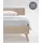 Spannbettlaken Jersey 120 x 200 cm Silber