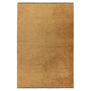 Teppich KAYOOM "Trendy Touch 425", gold, B:300cm H:8mm L:400cm, Polyester, Teppiche, Teppich, Kurzflor, Modernes Muster, Vegan, Wohnzimmer