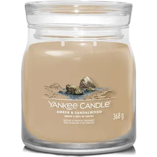 Yankee Candle Amber & Sandalwood Duftkerze 368 g braun