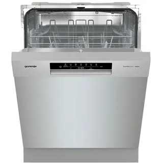 GORENJE Unterbaugeschirrspüler "GU642E90X", Energieeffizienz: E, silber (silberfarben), B:59,9cm H:81,5cm T:59,7cm, Geschirrspüler, AquaStop, Unterbaugeschirrspüler, Topseller