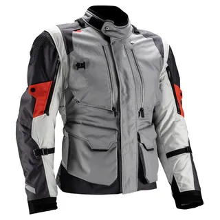 Leatt MultiTour 5.5 Textiljacke Grau/Schwarz/Rot XXL