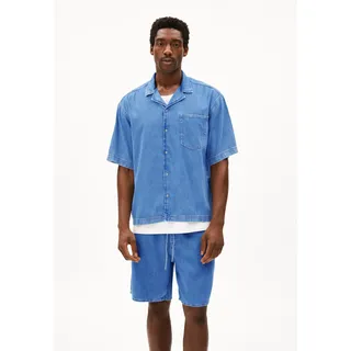 BOWLAAS | Jeanshemd aus Bio-Baumwoll Mix - blau (M)