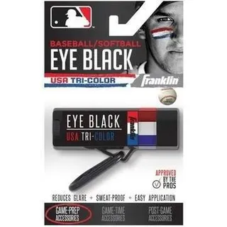 Franklin Premium Eye Black Color USA Tri-Color