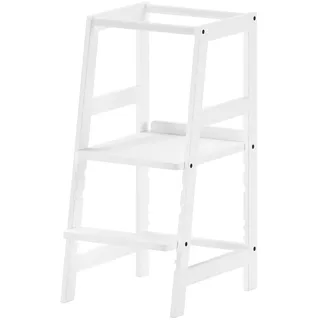 Vipack Kinderstuhl »Lernturm aus Massivholz, stabil und standfest gebaut« () Tritt und Stehfläche 3-fach verstellbar, 3 verschiedene Farben