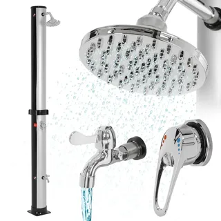 ML-Design Solardusche Silber 35 l 217,5 cm