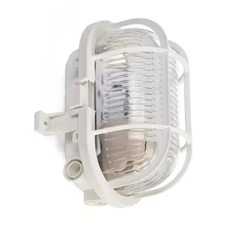 Deko Light Syrma Oval Weiß 401011 Außendeckenleuchte, Außenwandleuchte Weiß