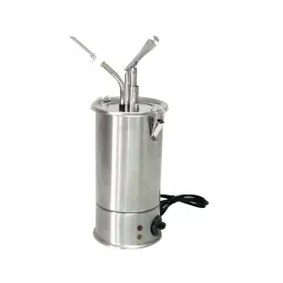 SCHNEIDER Dosierspender, beheizbar, Edelstahl Dosierspender speziell für Kuvertüre, Schokolade, Nougatcreme etc., Volumen: 3 Liter