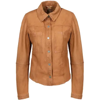 Freaky Nation Lederjacke "Jill-FN", braun