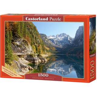 Castorland 1500 Teile Puzzle Gosausee Österreich Idyllisches Puzzle Bergblick Erwachsene Puzzle Castorland C-152018-2