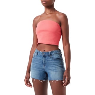 ONLY Women's ONLNESSA S/L Bandeau JRS Top, Calypso Coral, S